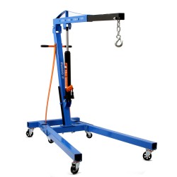 Gru da Officina 2 Ton Pieghevole  Solleva Motori e Macchinari in Sicurezza